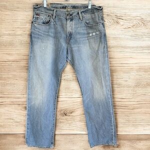 Polo Ralph Lauren Jeans Mens 34x30 Blue Denim 867 Classic Fit Medium Wash EUC